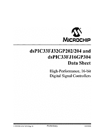 DataSheet dsPIC33FJ32GP204 pdf